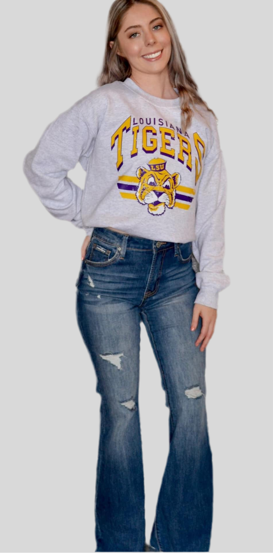 Mid-Rise Flare Jeans