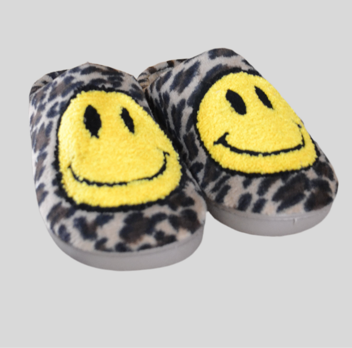 Smile Face Fluffy Slippers