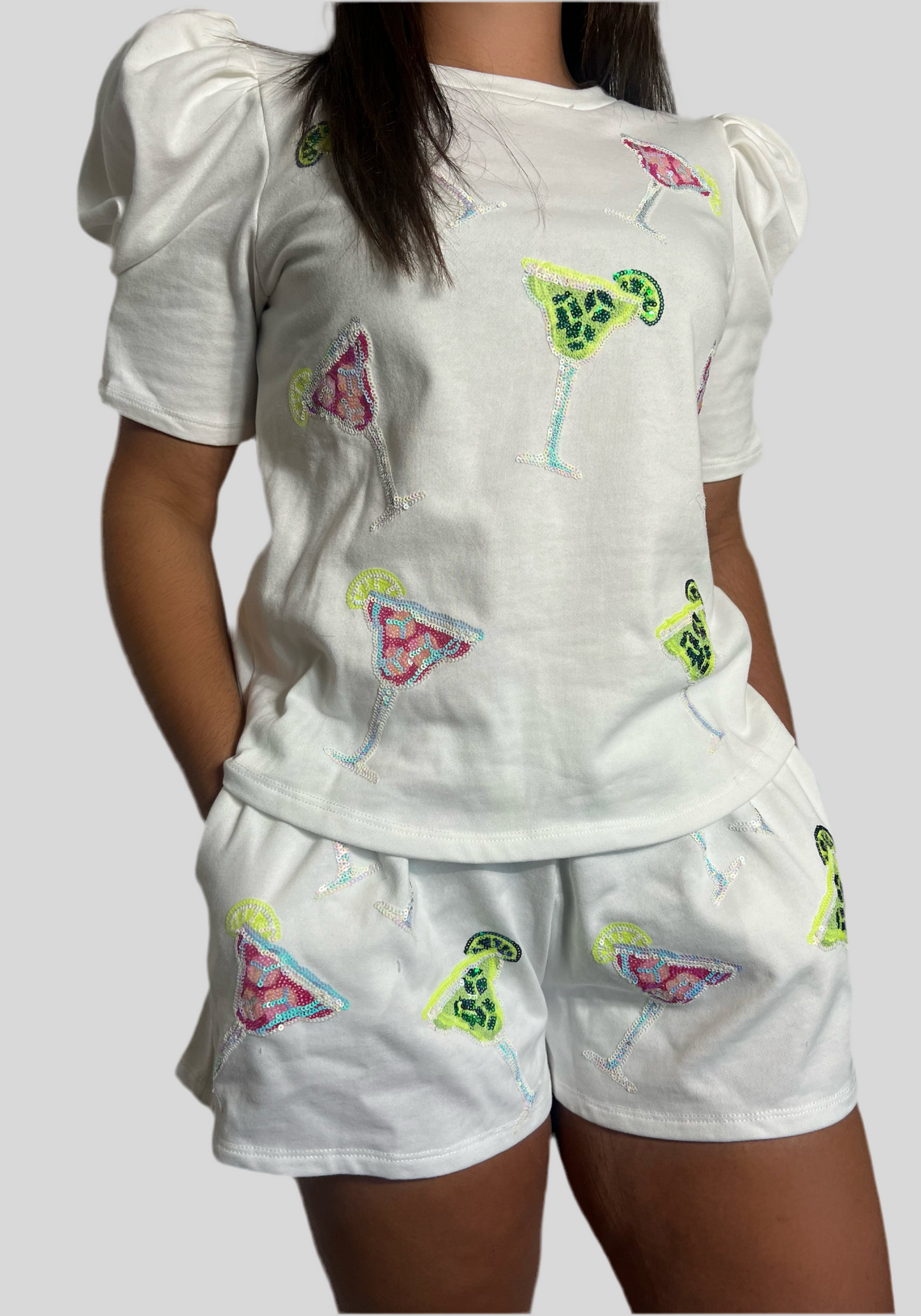 Sequin Margarita Shorts