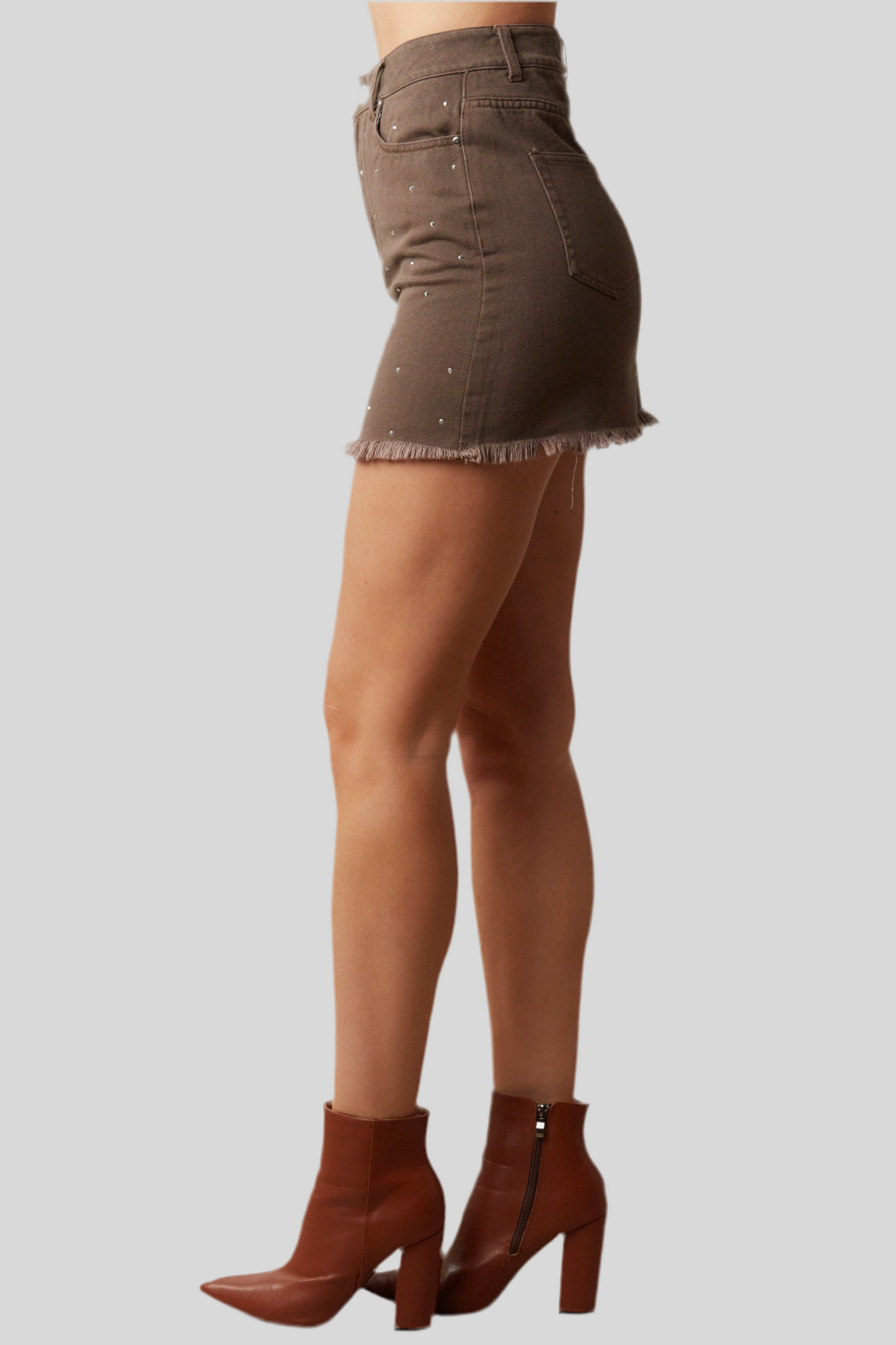 Embellished Mini Skirt