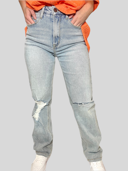 Straight Denim Jeans Comfort Stretch