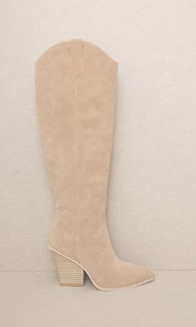 Slim Fit Knee High Boots