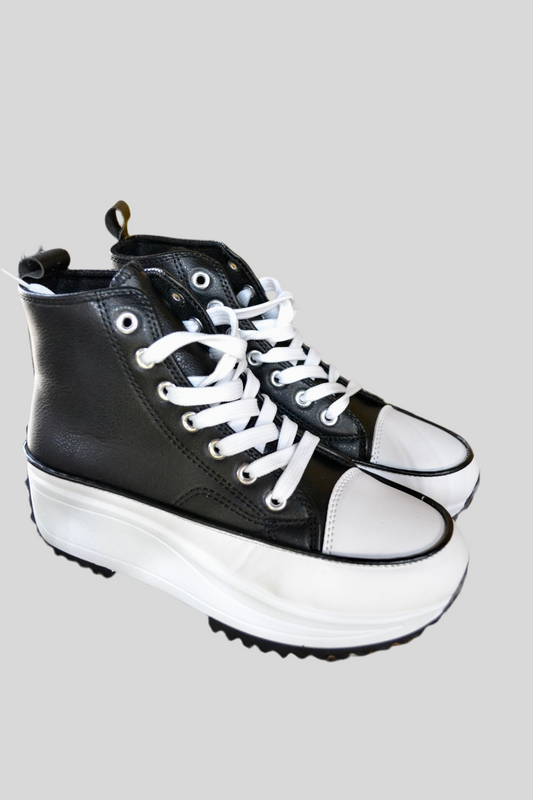 High Top High Rise Sneakers