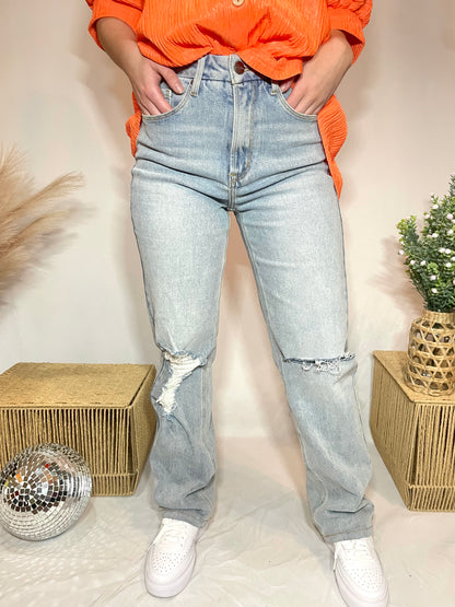 Straight Denim Jeans Comfort Stretch