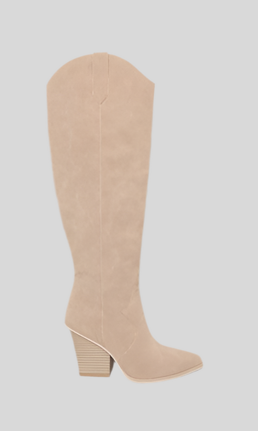 Slim Fit Knee High Boots