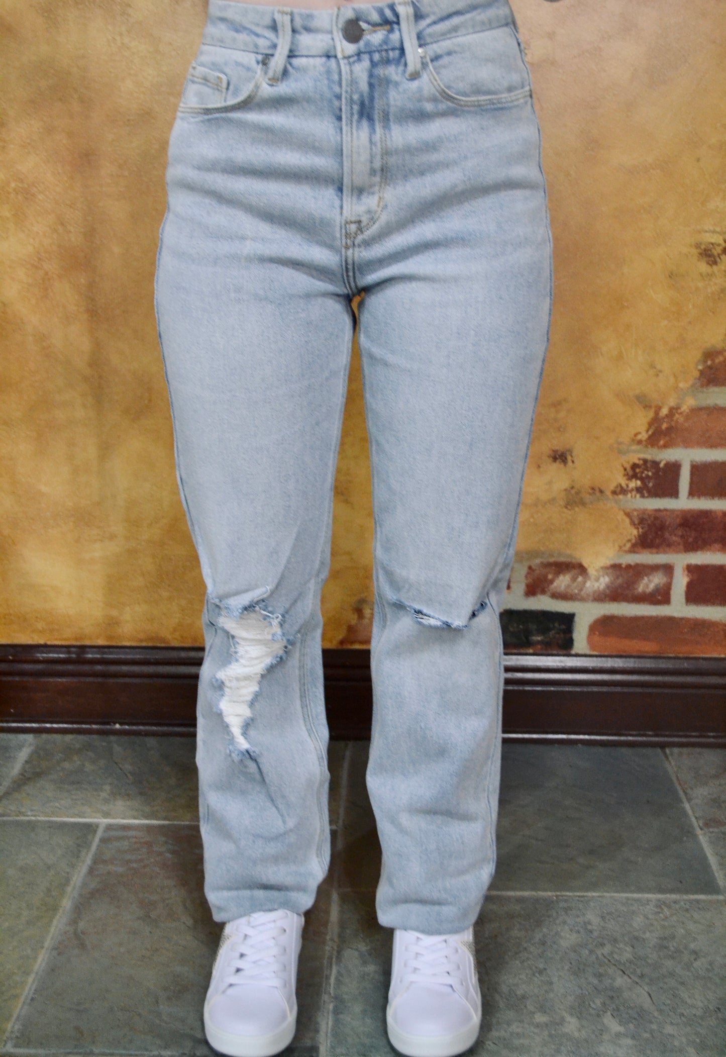 Straight Denim Jeans Comfort Stretch